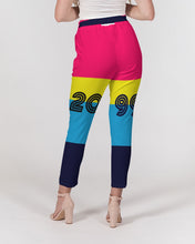 Load image into Gallery viewer, star search Women's All-Over Print Belted Tapered Pants