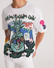 Load image into Gallery viewer, America lies Men's Premium Heavyweight Tee