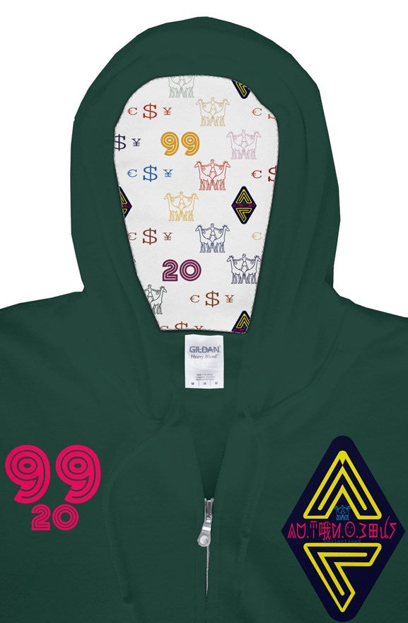gildan zip hoody